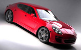 Illustration for article titled Porsche Panamera Sedan Teased, Tuned By Roock